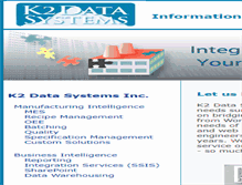 Tablet Screenshot of k2datasystems.com